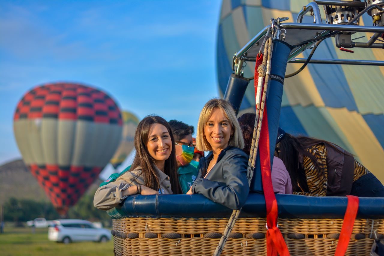 Vuelo en globo sobre Teotihuacán